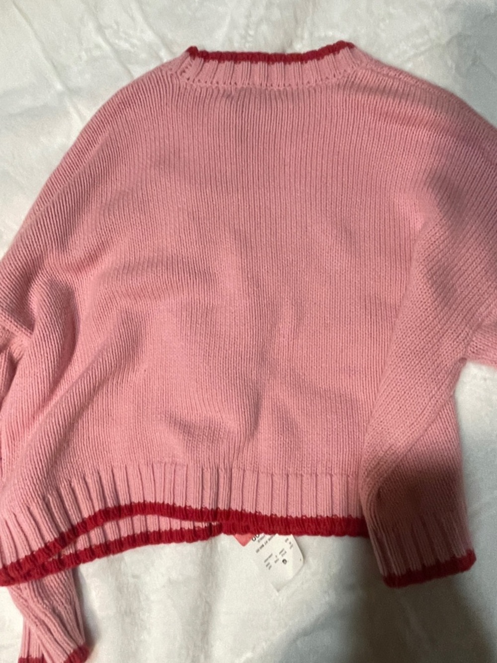 Sincerly Jules Pink Sweater with Red Lettering - 'DUMP HIM' Crewneck - Picture 7 of 7